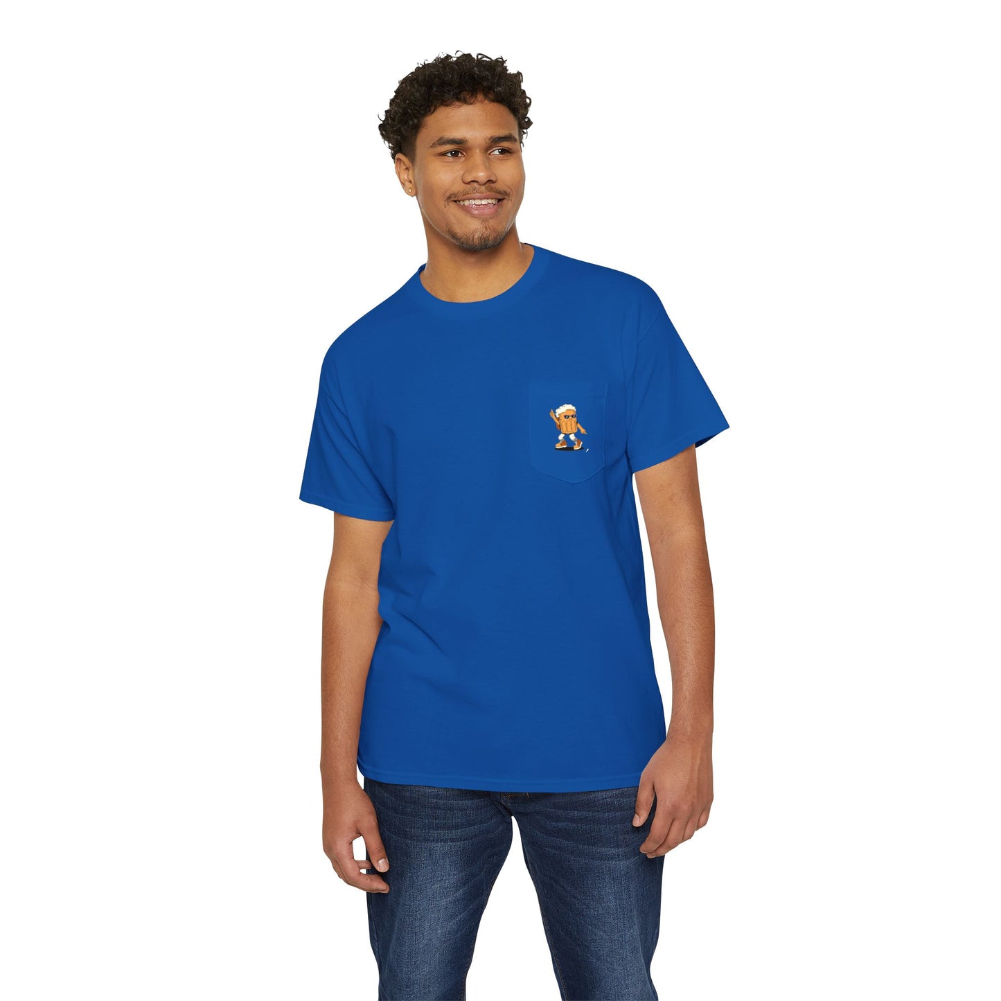 Busy Saturday Heavy Cotton Pocket Tee -