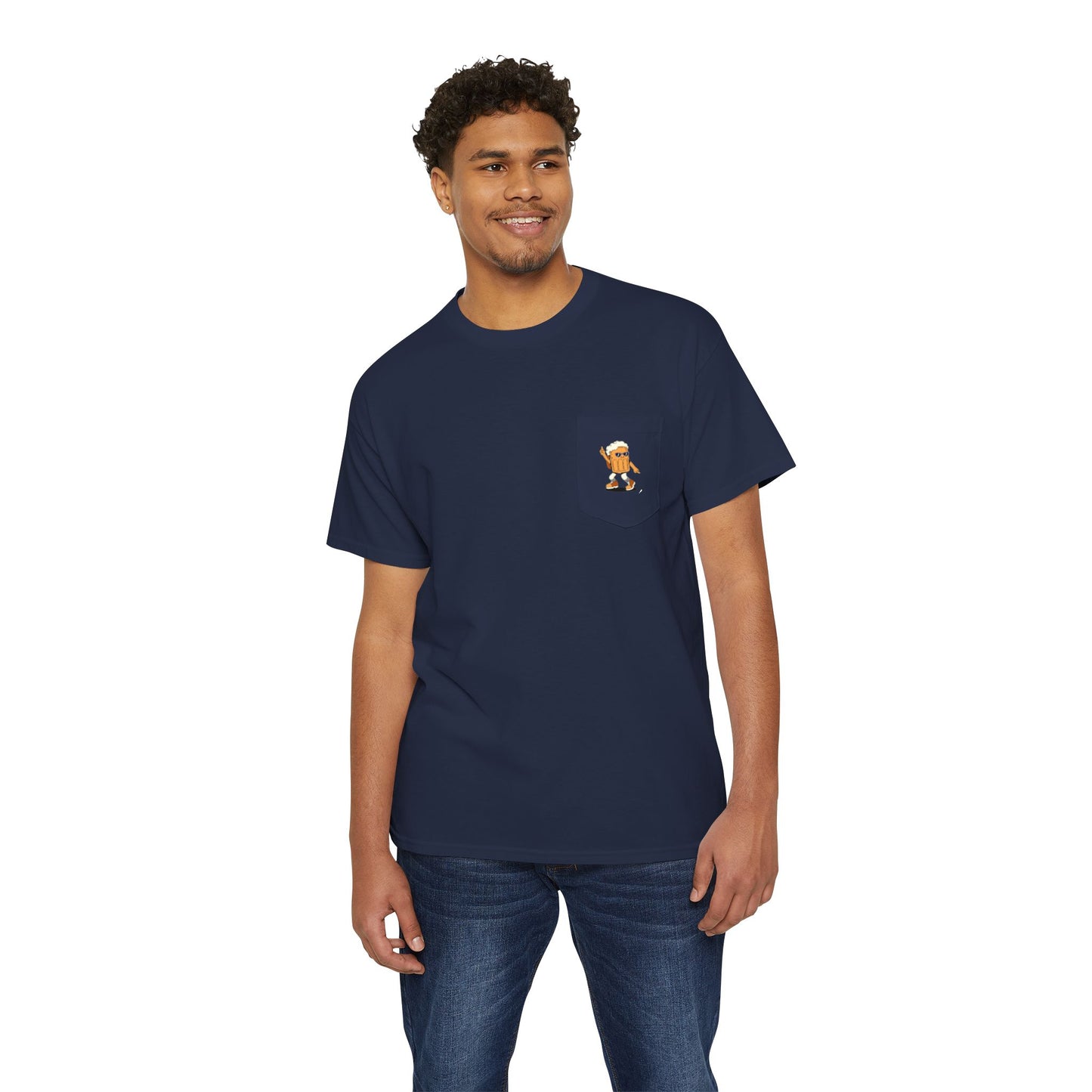Busy Saturday Heavy Cotton Pocket Tee -