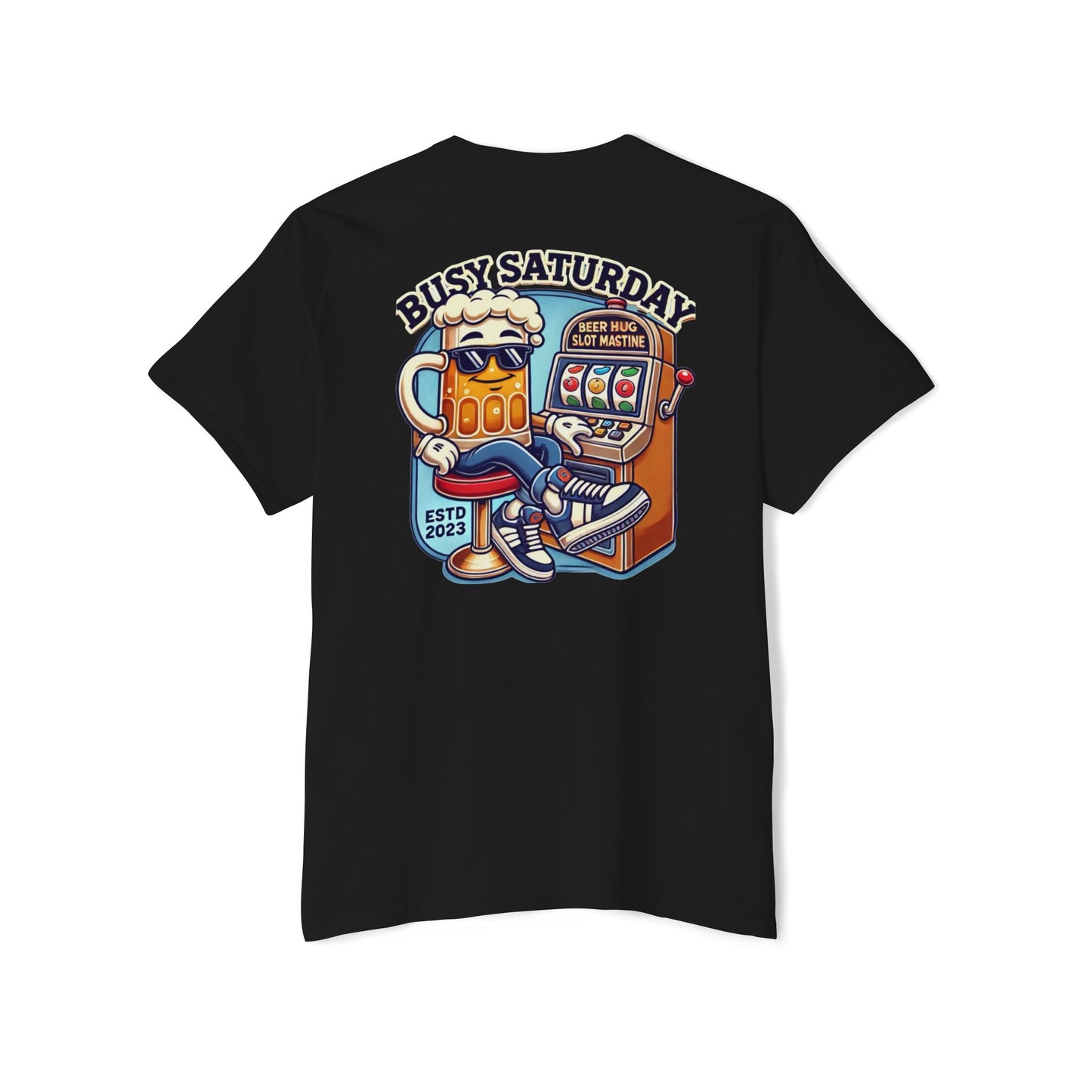 Busy Saturday Heavy Cotton Pocket Tee -