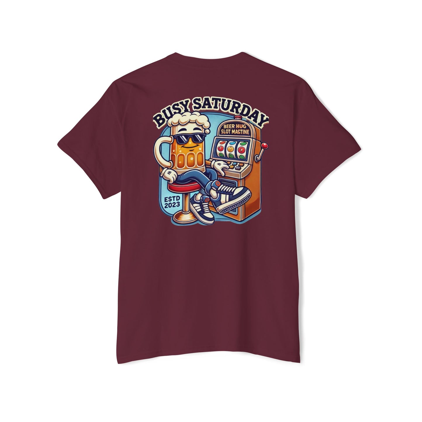 Busy Saturday Heavy Cotton Pocket Tee -