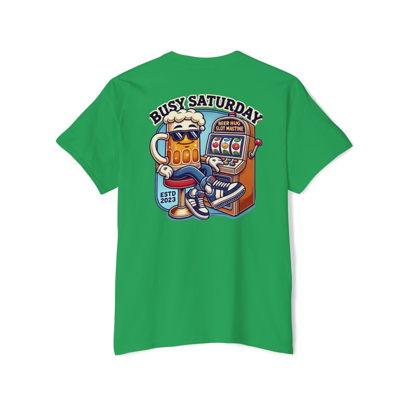 Busy Saturday Heavy Cotton Pocket Tee -