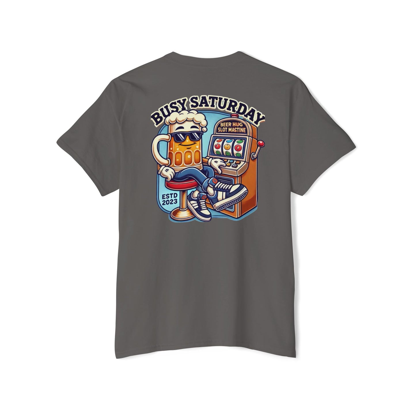 Busy Saturday Heavy Cotton Pocket Tee -