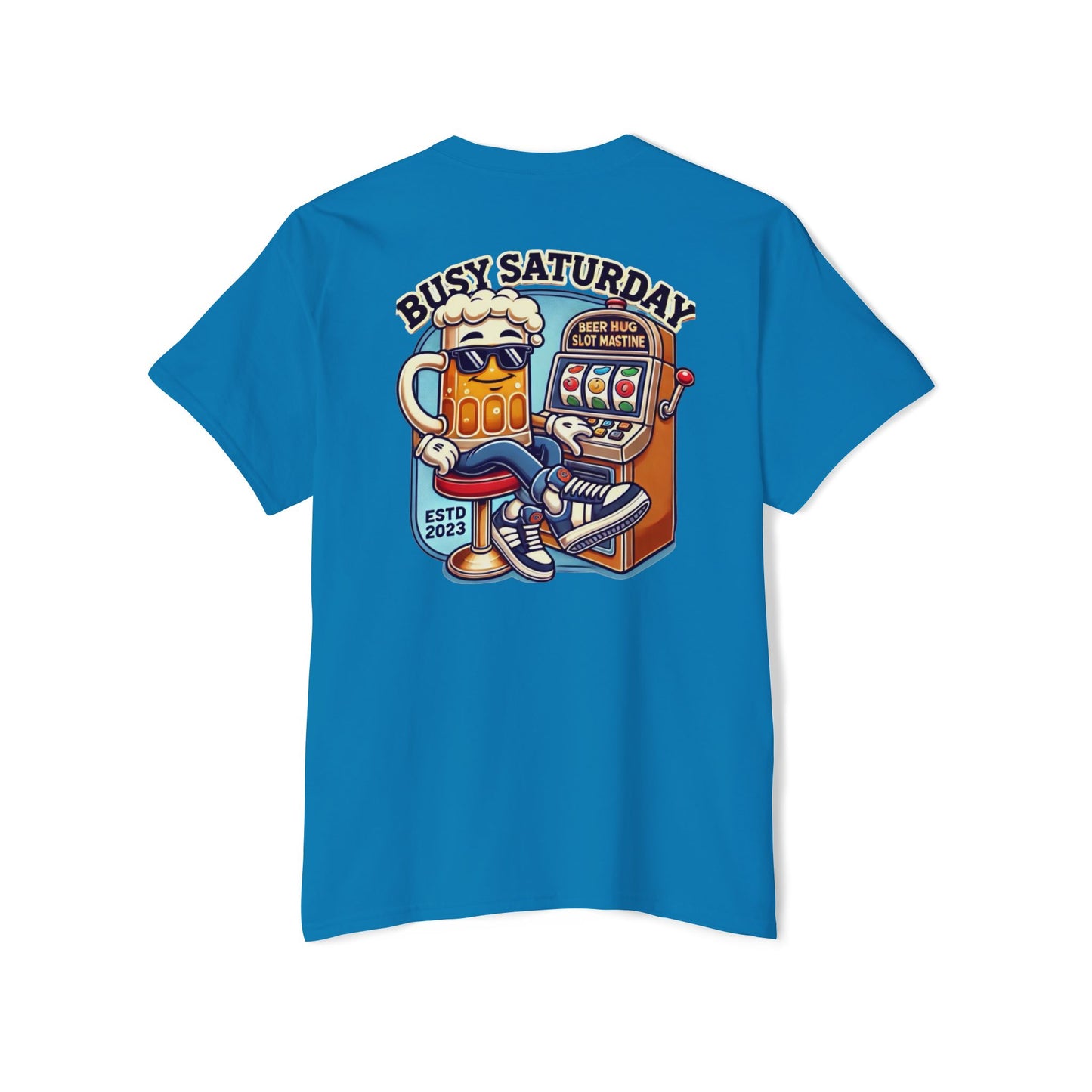 Busy Saturday Heavy Cotton Pocket Tee -