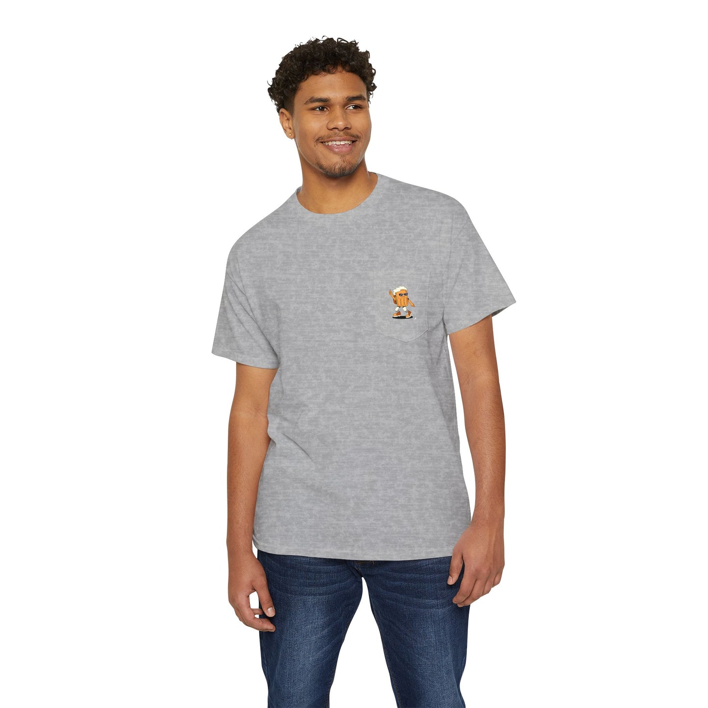 Busy Saturday Heavy Cotton Pocket Tee -