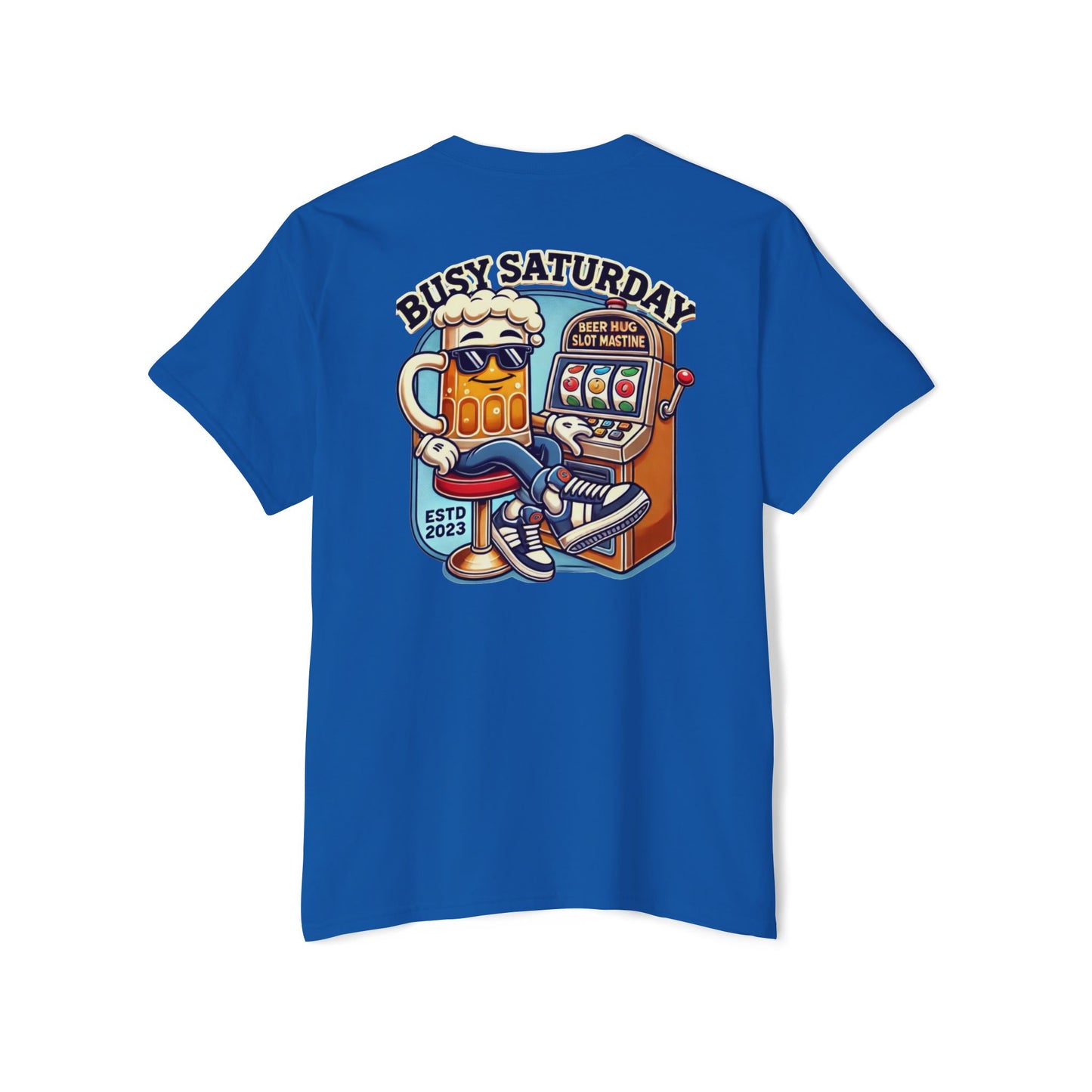 Busy Saturday Heavy Cotton Pocket Tee -