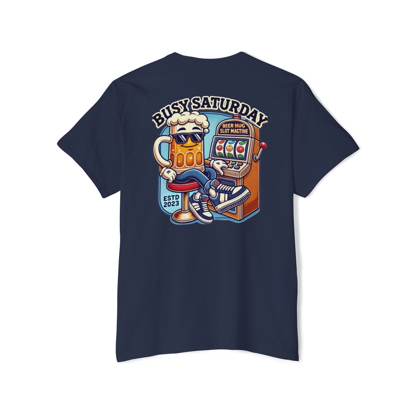 Busy Saturday Heavy Cotton Pocket Tee -