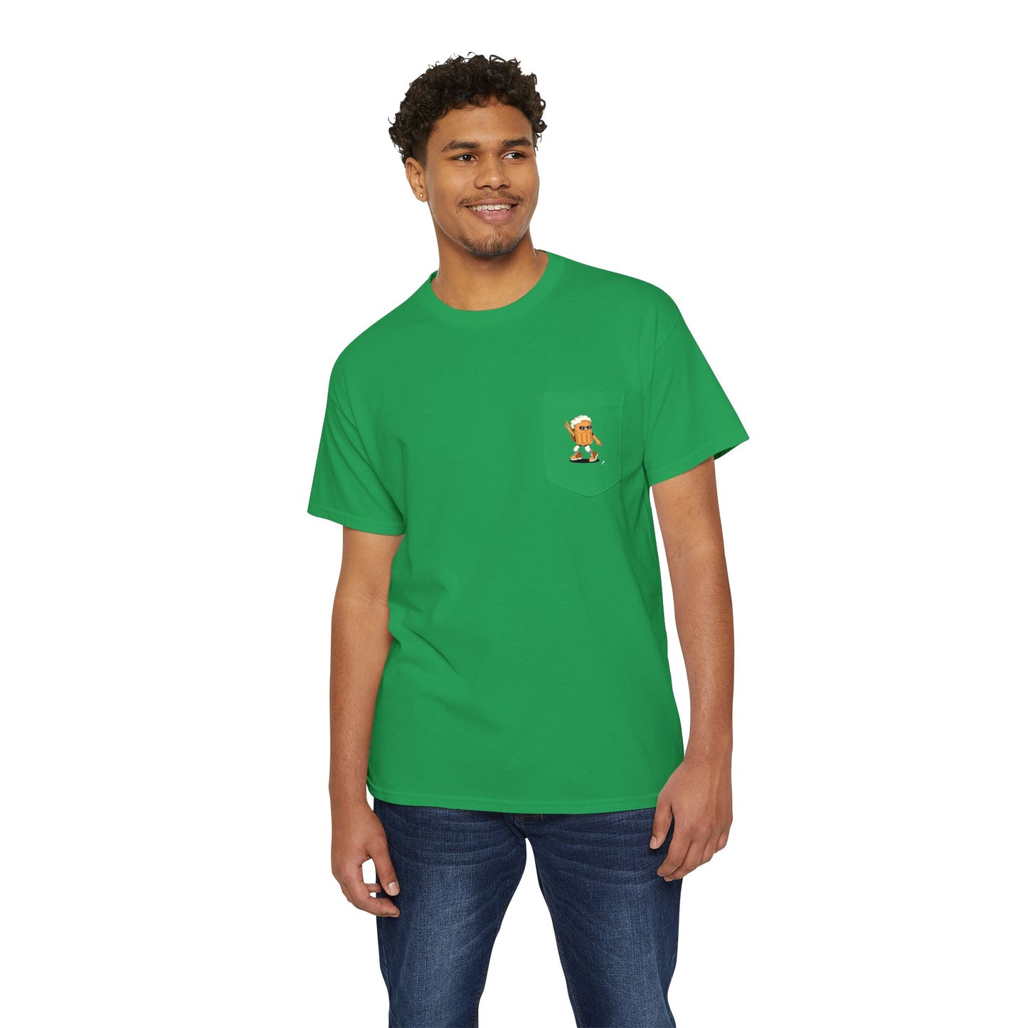 Busy Saturday Heavy Cotton Pocket Tee -