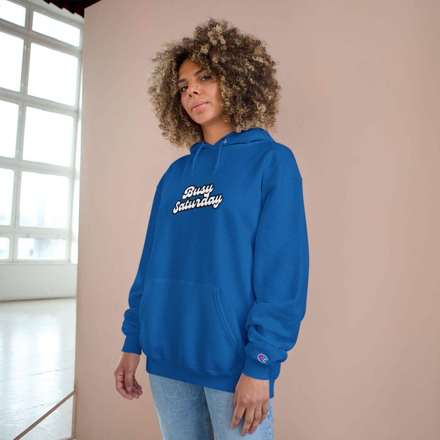 Busy Saturday x Champion Mothers Day Hoodie