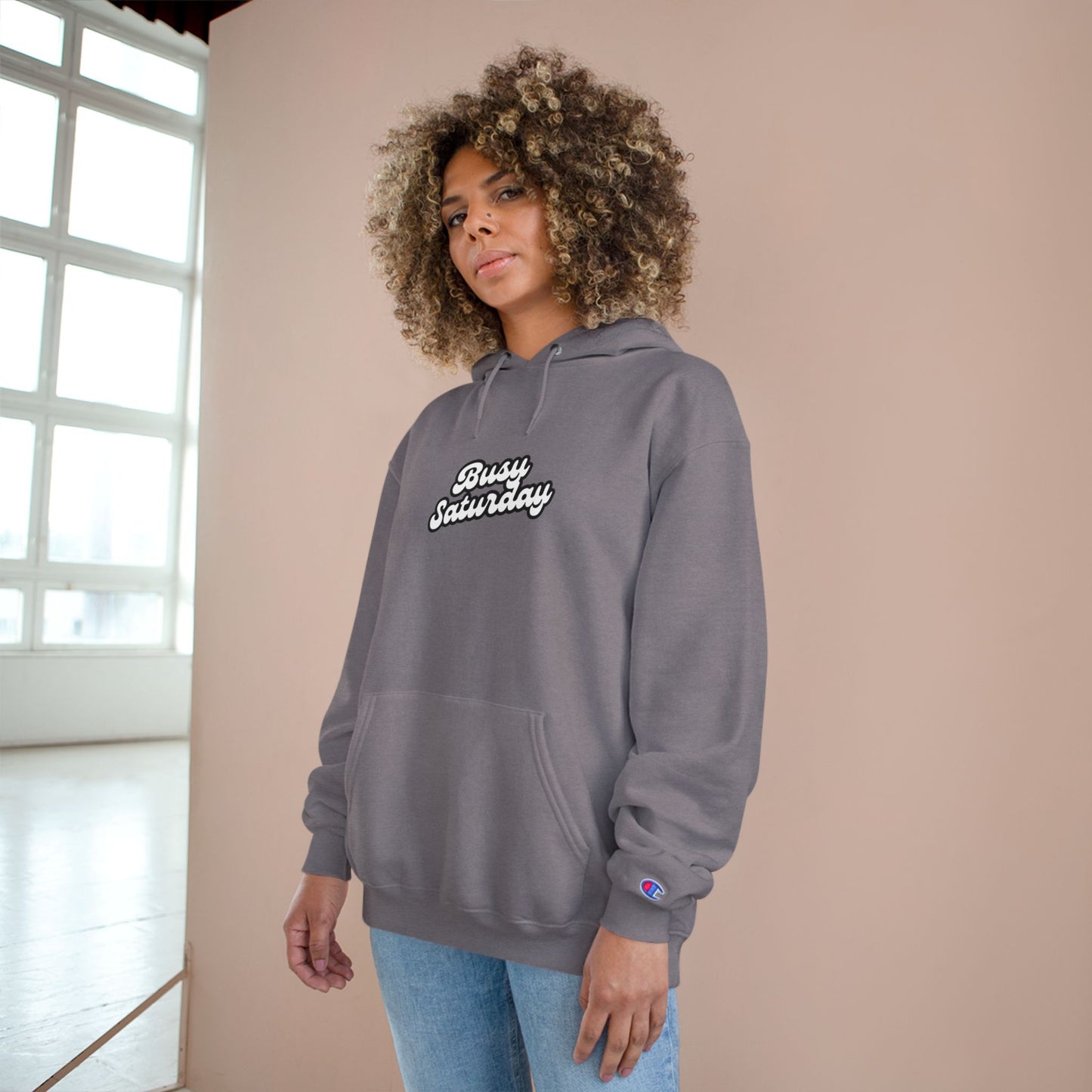 Busy Saturday x Champion Mothers Day Hoodie